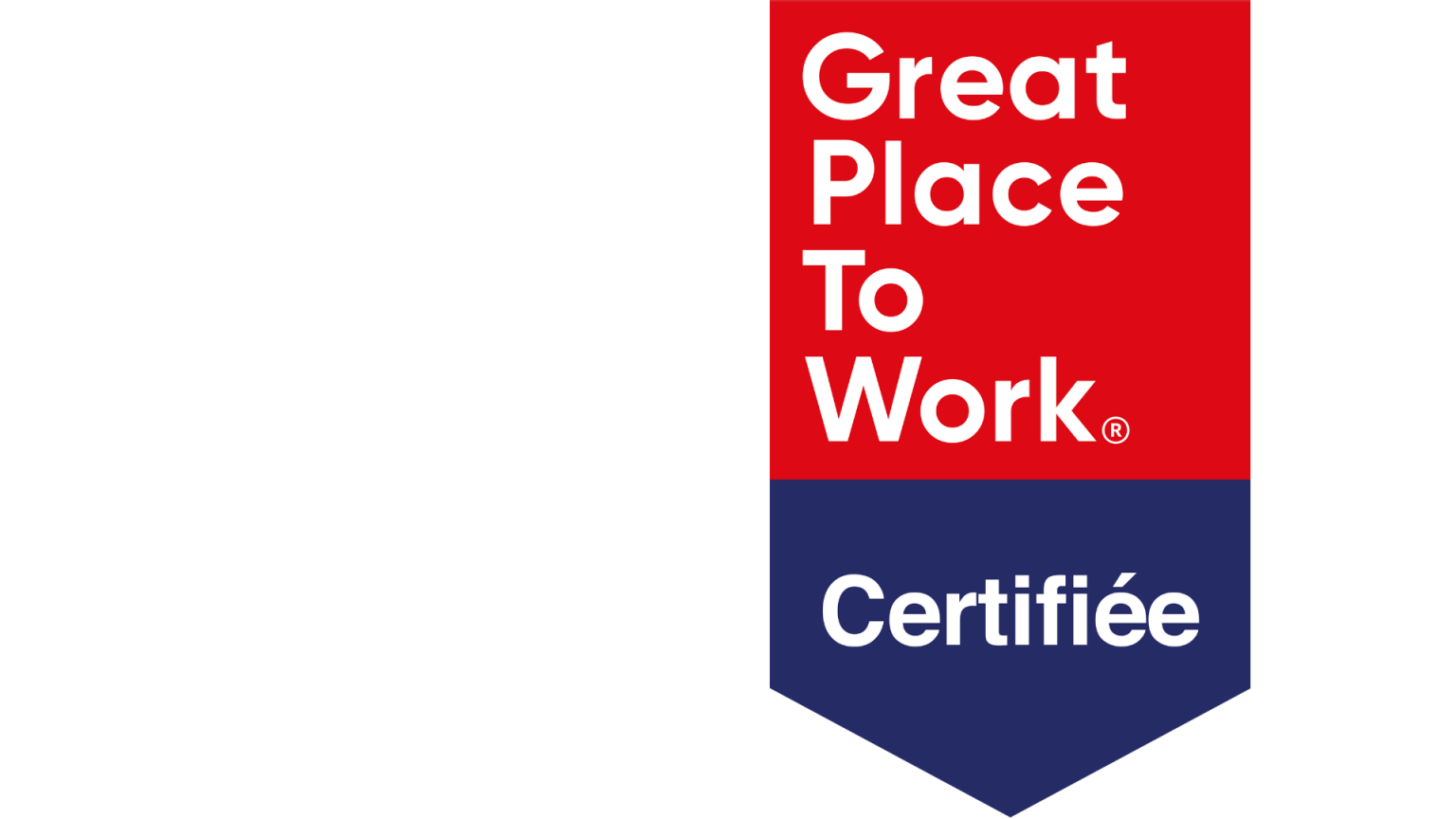 Label de certification Great place to work.